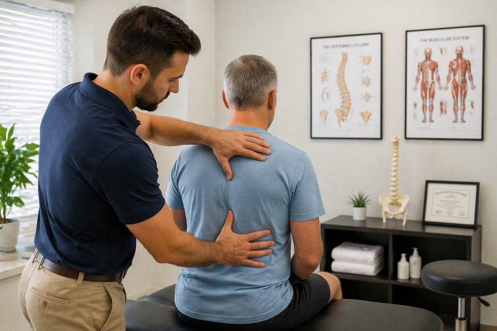 chiro 4 Chiropractor assessing